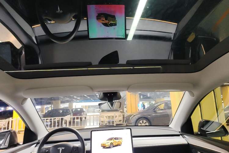 Used Tesla Model Y 2024 Rear-Wheel-Drive Version Headliner