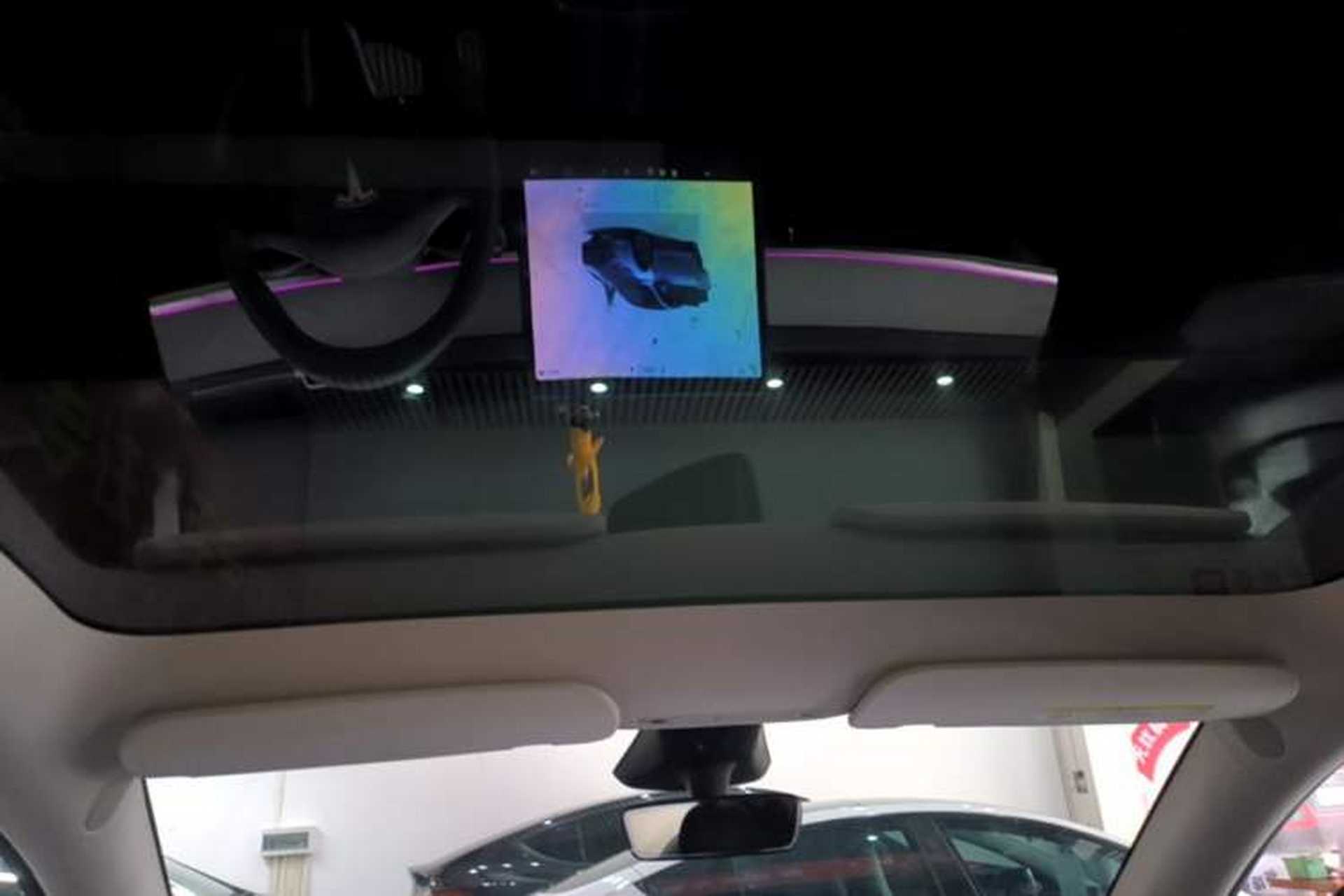 Used Tesla Model Y 2024 Rear-Wheel-Drive Version Headliner