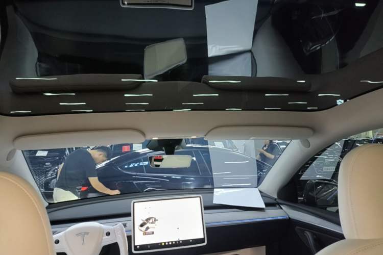 Used Tesla Model Y 2024 Rear-Wheel-Drive Version Headliner