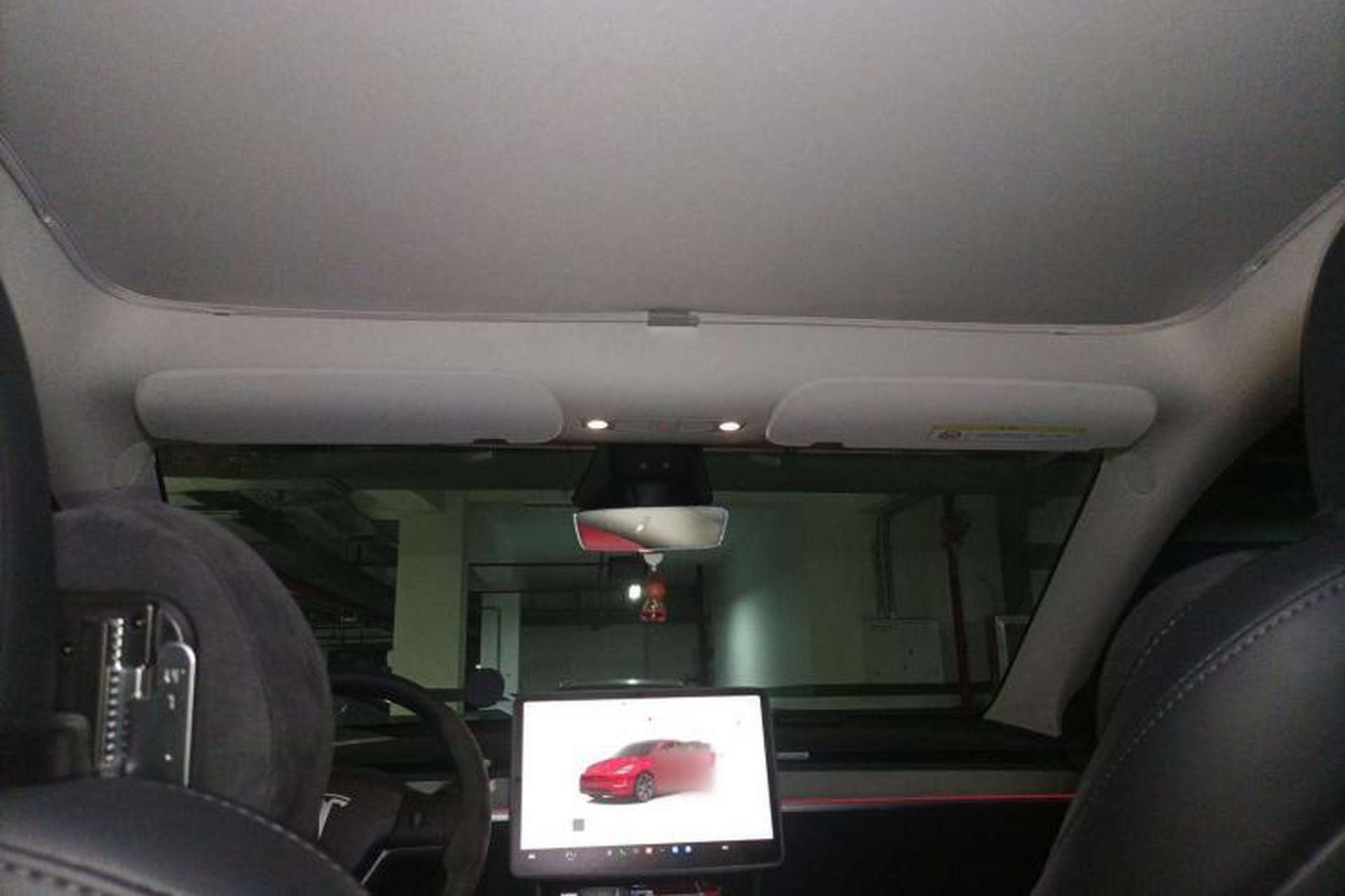 Used Tesla Model Y 2024 Rear-Wheel-Drive Version Headliner