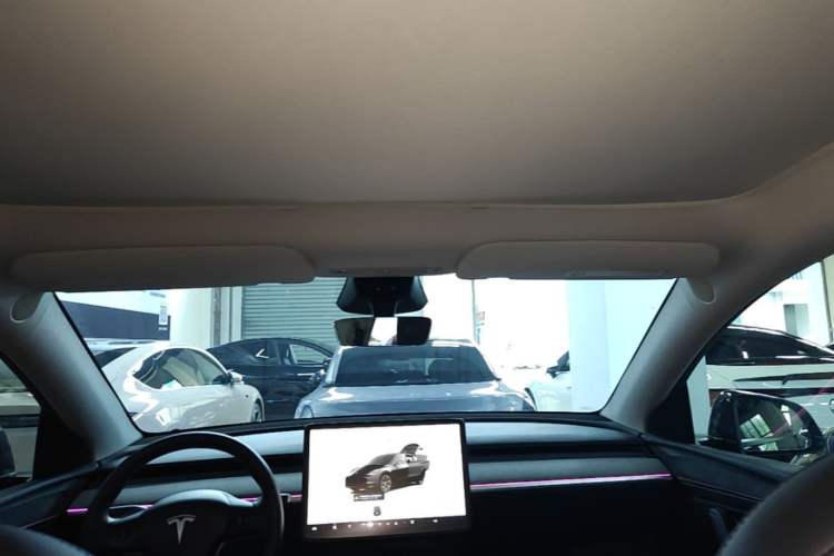 Used Tesla Model Y 2024 Rear-Wheel-Drive Version Headliner