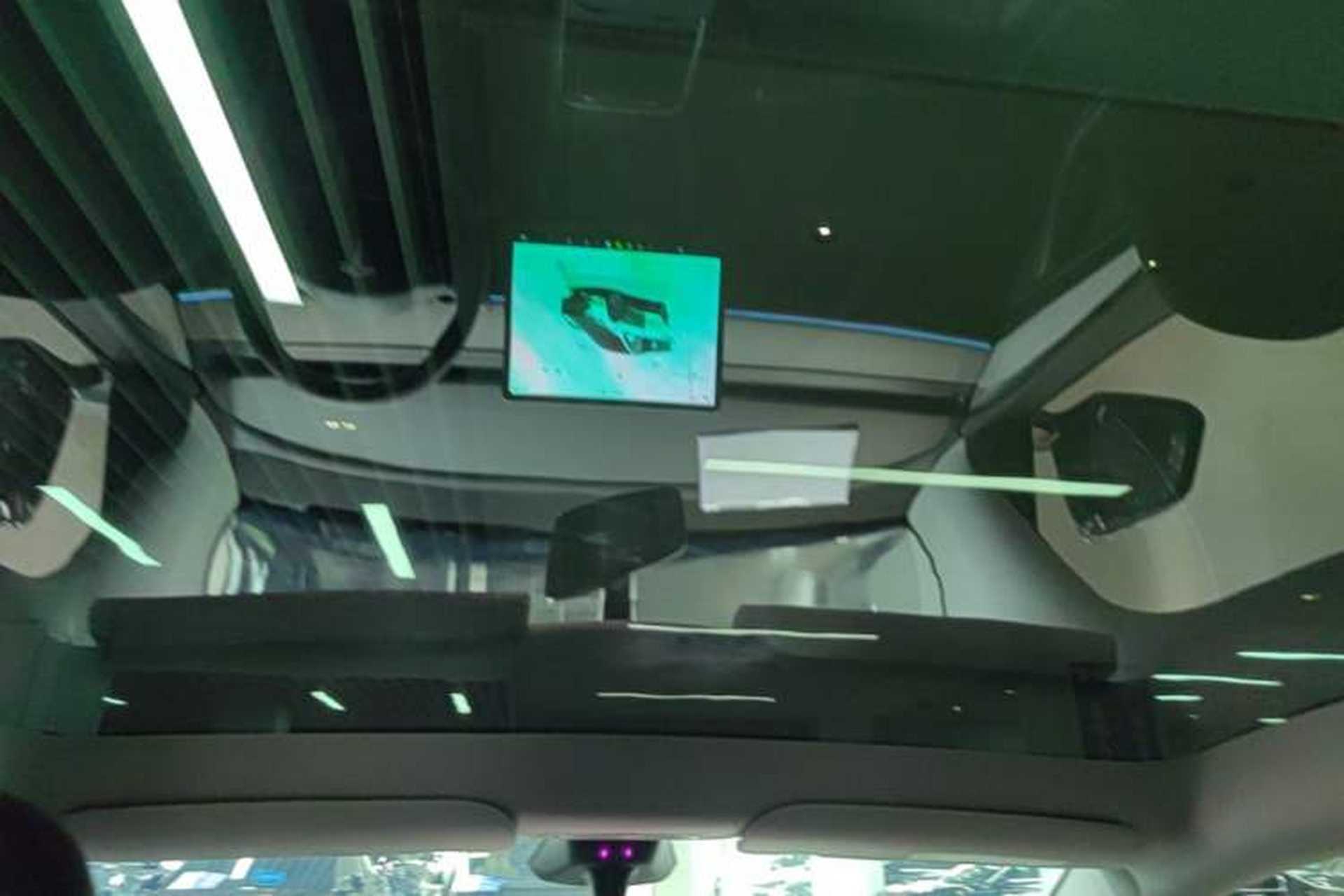 Used Tesla Model Y 2024 Rear-Wheel-Drive Version Headliner