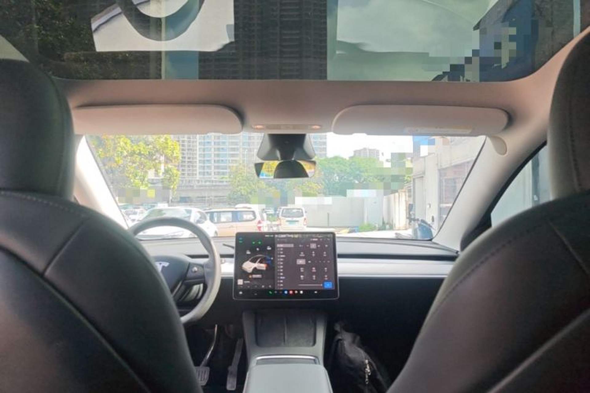 Used Tesla Model Y 2024 Long-Range All-Wheel-Drive Version Headliner