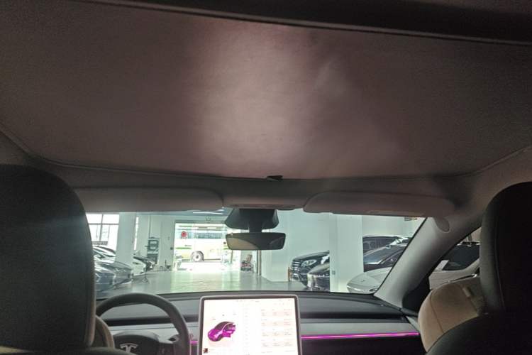 Used Tesla Model Y 2024 Rear-Wheel-Drive Version Headliner