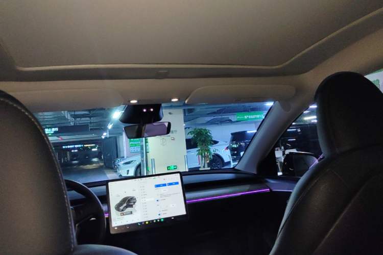 Used Tesla Model Y 2024 Long-Range All-Wheel-Drive Version Headliner
