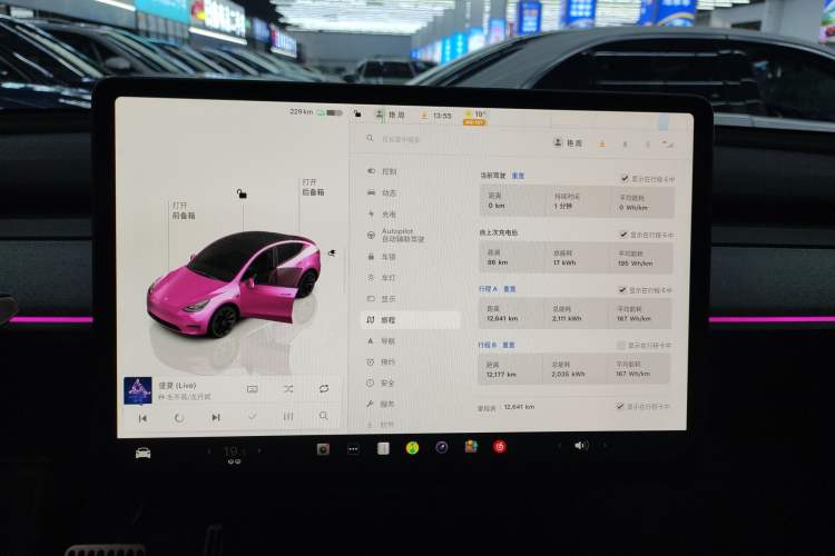 Used Tesla Model Y 2024 Rear-Wheel-Drive Version Instrument Cluster