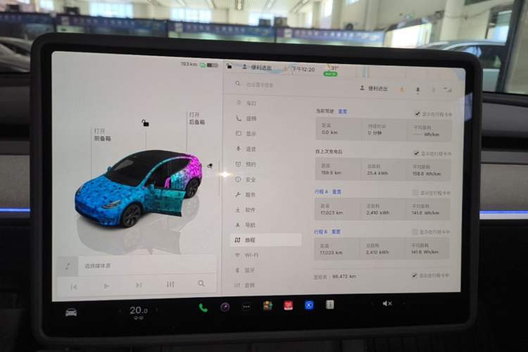 Used Tesla Model Y 2024 Rear-Wheel-Drive Version Instrument Cluster