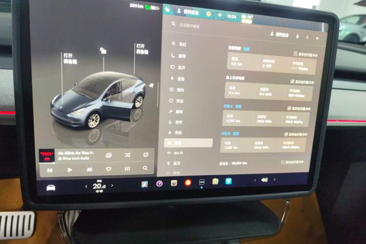Used Tesla Model Y 2024 Long-Range All-Wheel-Drive Version Instrument Cluster