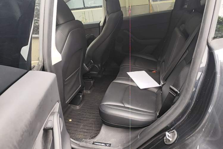 Used Tesla Model Y 2024 Long-Range All-Wheel-Drive Version Left Rear Seat