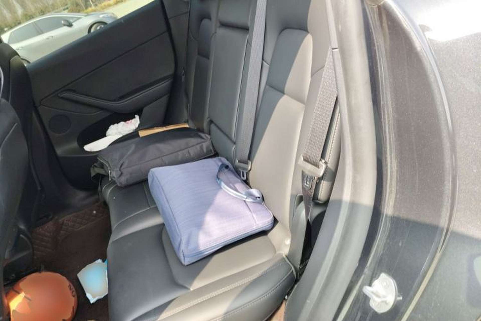 Used Tesla Model Y 2024 Long-Range All-Wheel-Drive Version Left Rear Seat