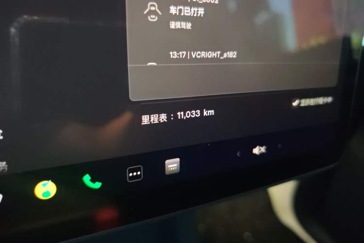 Used Tesla Model Y 2024 Rear-Wheel-Drive Version Odometer Close Up