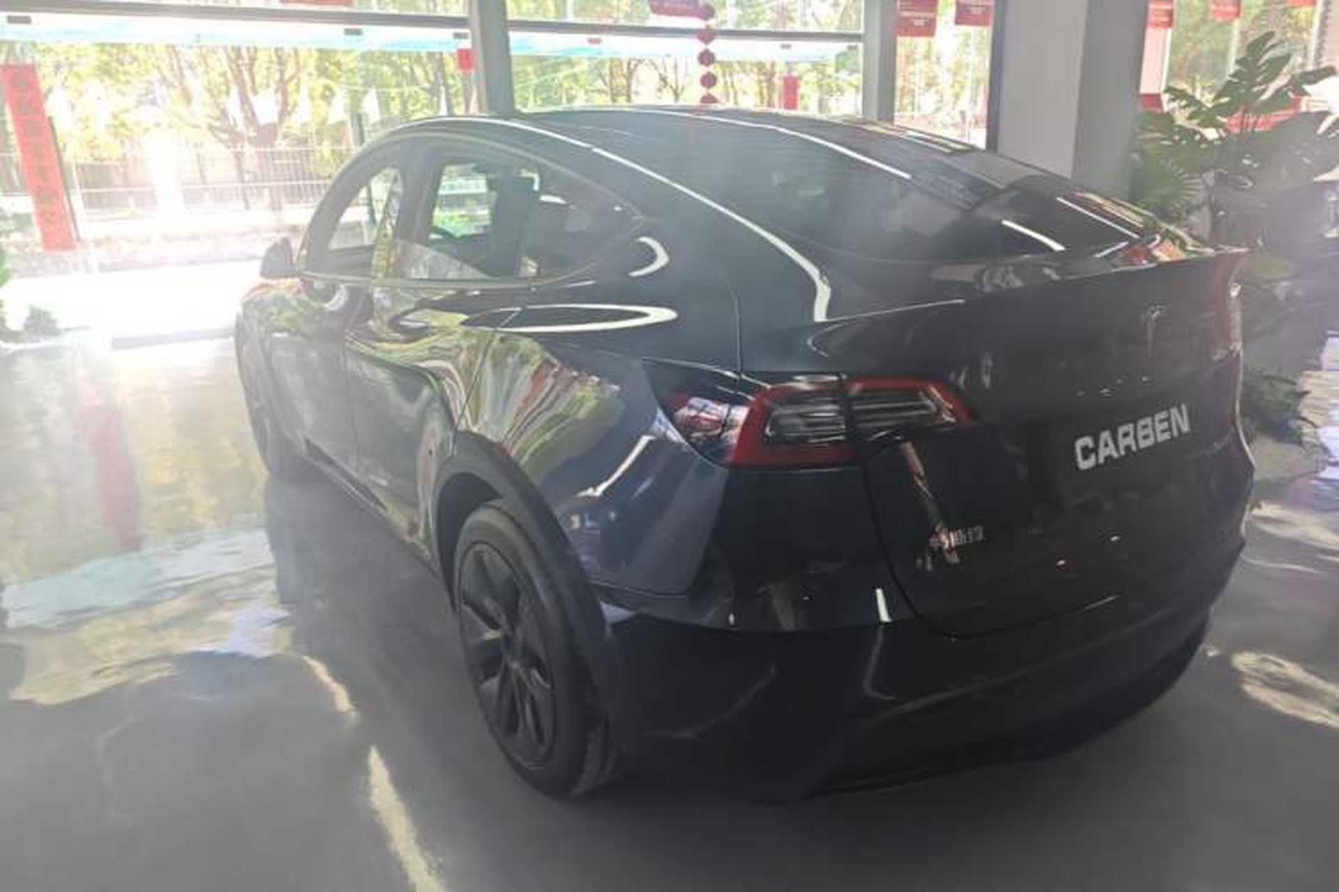 Used Tesla Model Y 2024 Rear-Wheel-Drive Version Rear Left 45 Deg