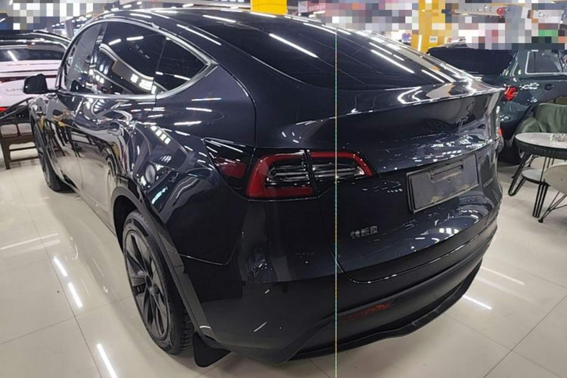Used Tesla Model Y 2024 Long-Range All-Wheel-Drive Version Rear Left 45 Deg