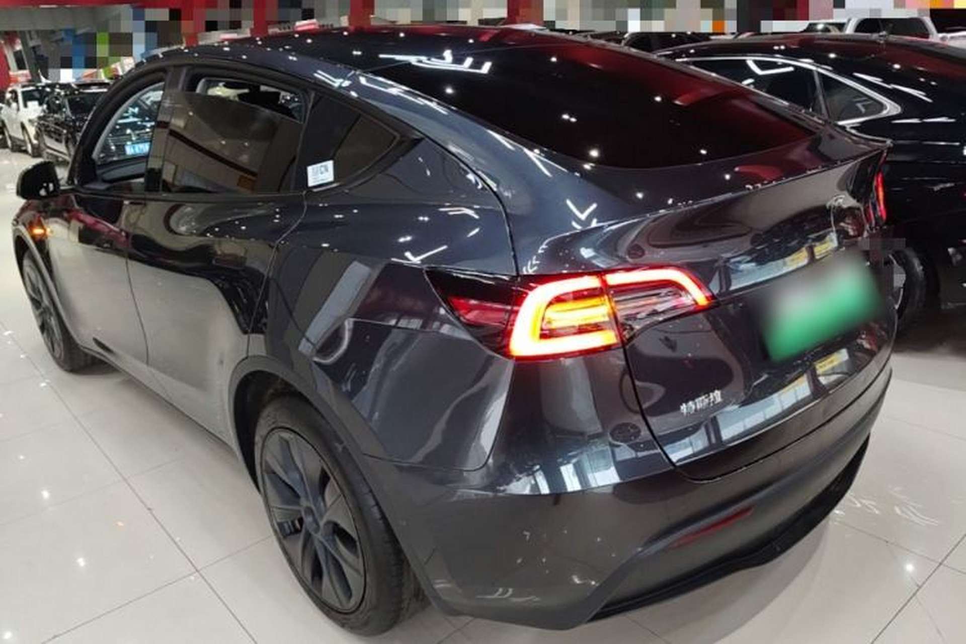 Used Tesla Model Y 2024 Rear-Wheel-Drive Version Rear Left 45 Deg