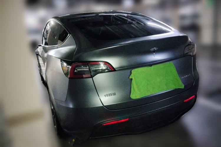 Used Tesla Model Y 2024 Long-Range All-Wheel-Drive Version Rear Left 45 Deg
