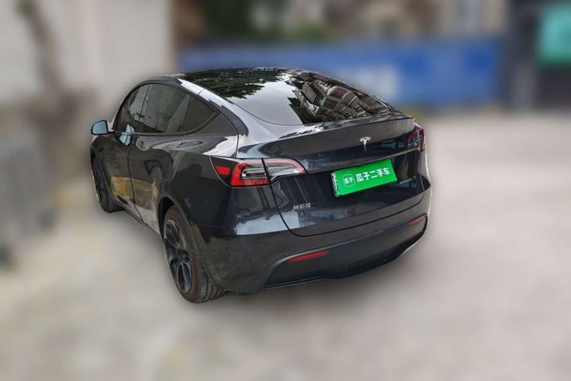 Used Tesla Model Y 2024 Rear-Wheel-Drive Version Rear Left 45 Deg