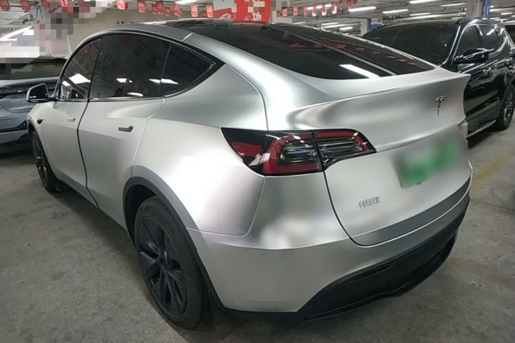 Used Tesla Model Y 2024 Long-Range All-Wheel-Drive Version Rear Left 45 Deg