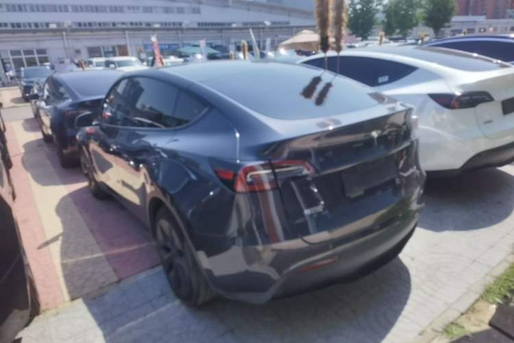 Used Tesla Model Y 2024 Rear-Wheel-Drive Version Rear Left 45 Deg