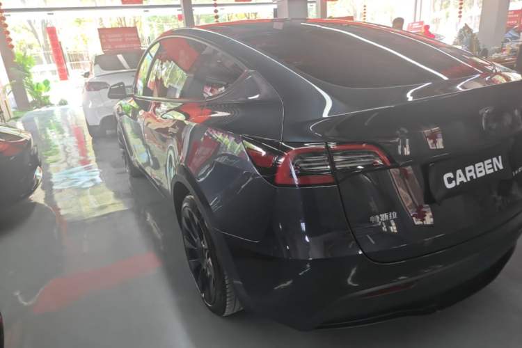 Used Tesla Model Y 2024 Rear-Wheel-Drive Version Rear Left 45 Deg