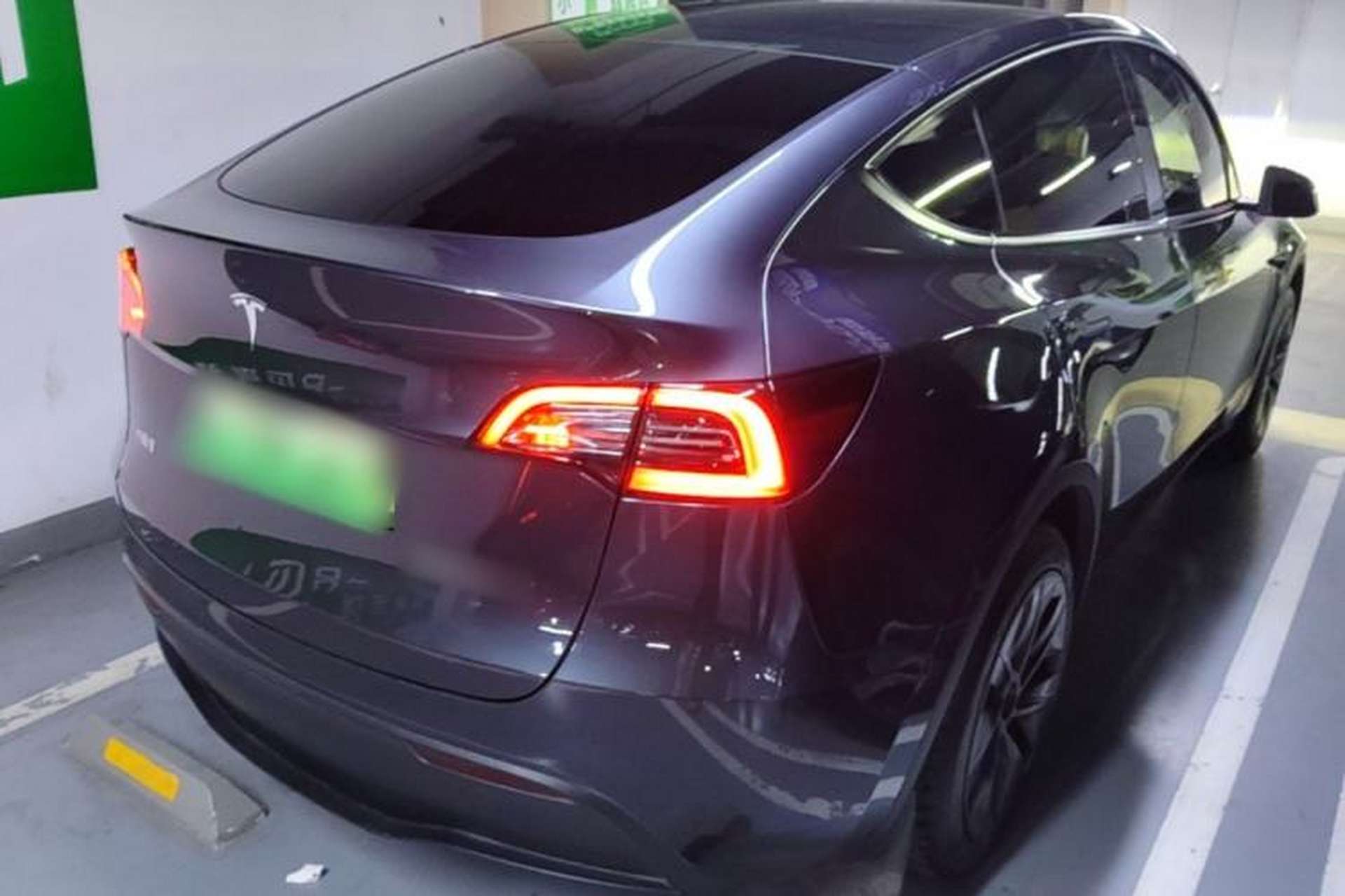 Used Tesla Model Y 2024 Rear-Wheel-Drive Version Rear Right 45 Deg