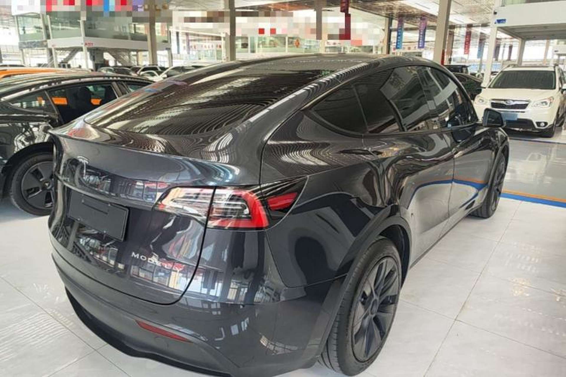 Used Tesla Model Y 2024 Rear-Wheel-Drive Version Rear Right 45 Deg