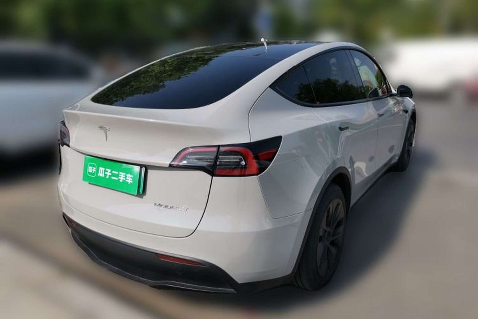 Used Tesla Model Y 2024 Rear-Wheel-Drive Version Rear Right 45 Deg