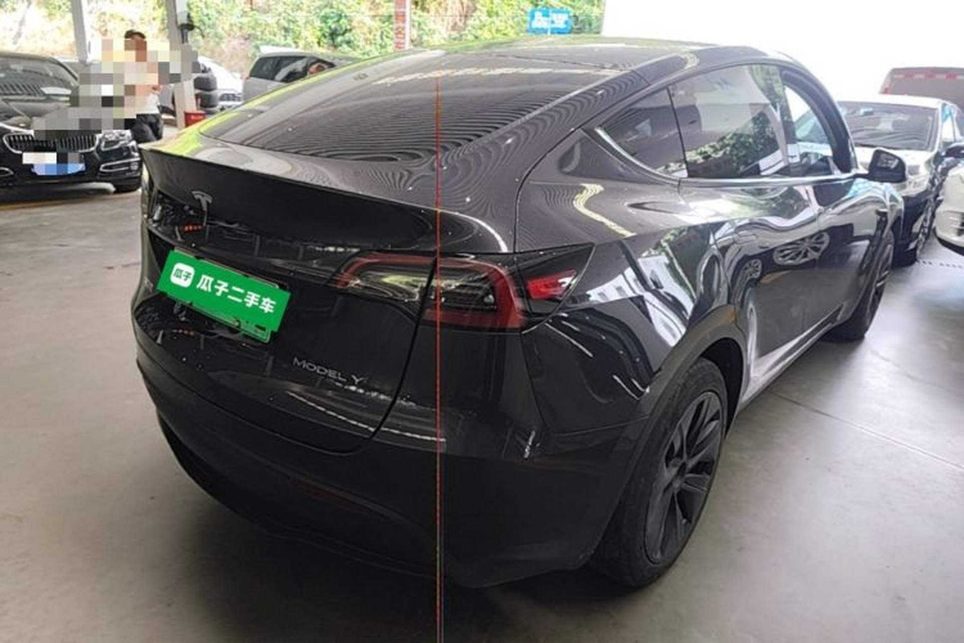 Used Tesla Model Y 2024 Rear-Wheel-Drive Version Rear Right 45 Deg