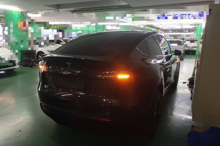 Used Tesla Model Y 2024 Long-Range All-Wheel-Drive Version Rear Right 45 Deg