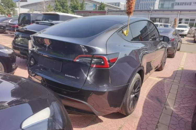 Used Tesla Model Y 2024 Rear-Wheel-Drive Version Rear Right 45 Deg