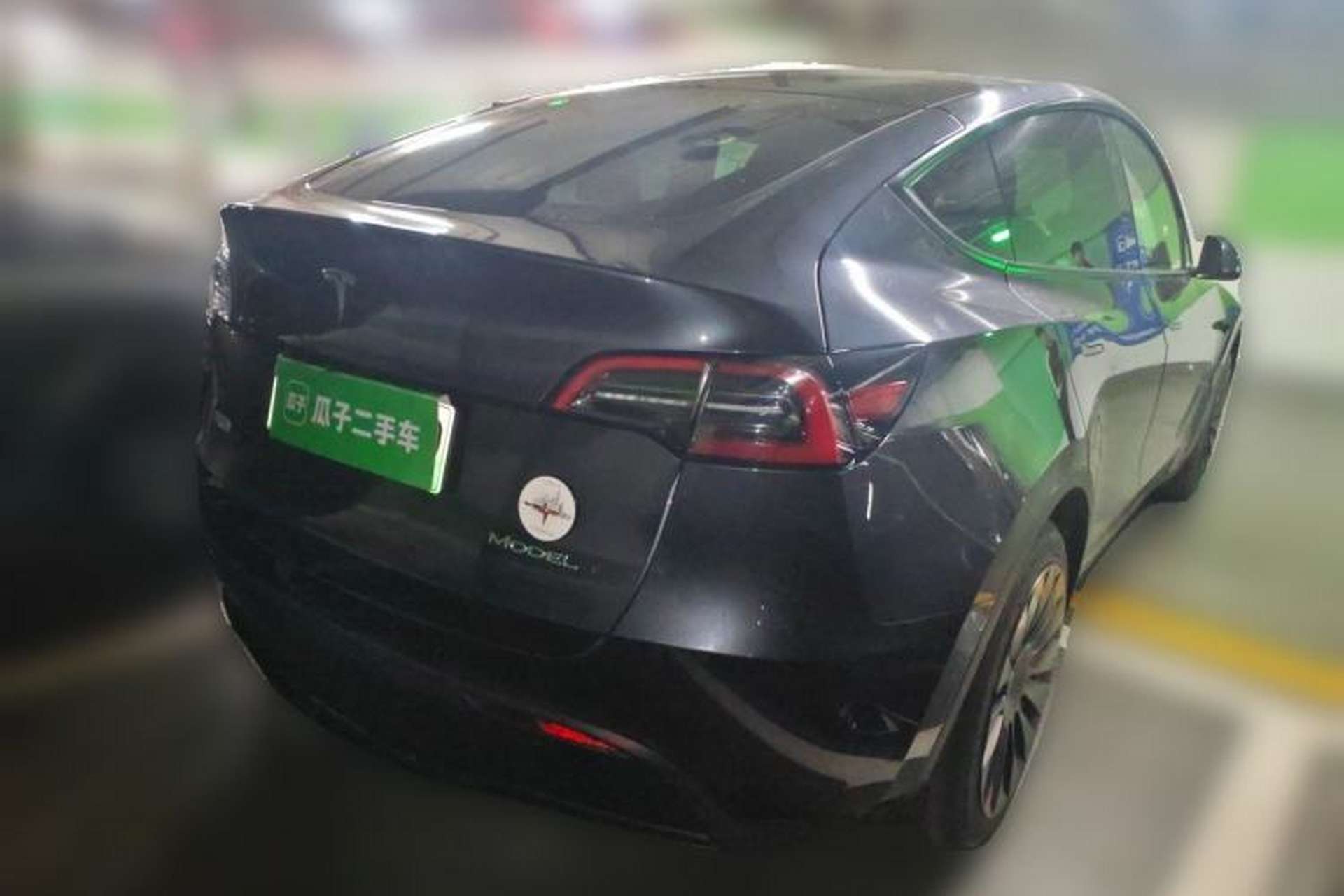 Used Tesla Model Y 2024 Rear-Wheel-Drive Version Rear Right 45 Deg