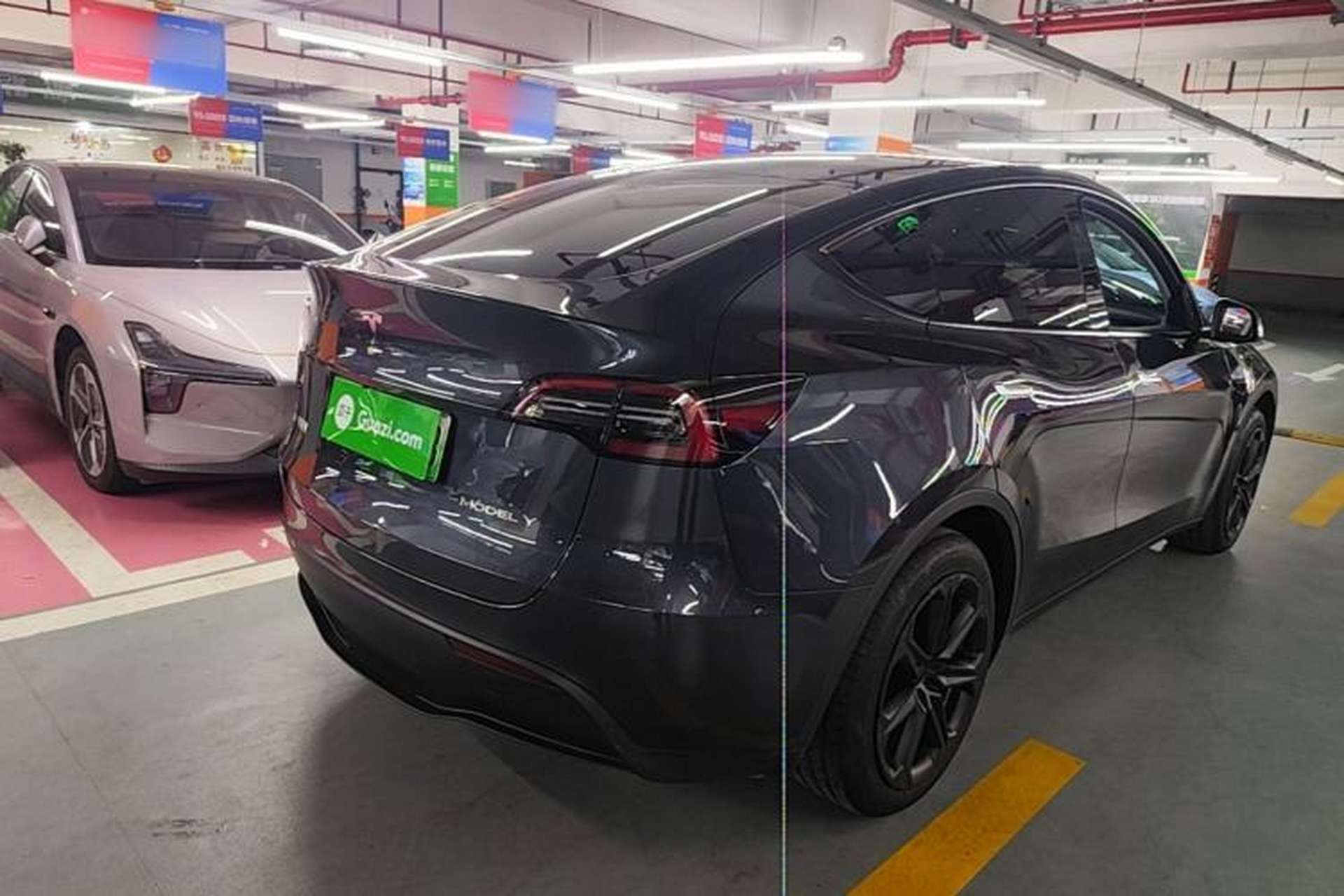 Used Tesla Model Y 2024 Rear-Wheel-Drive Version Rear Right 45 Deg