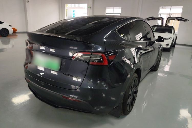 Used Tesla Model Y 2024 Long-Range All-Wheel-Drive Version Rear Right 45 Deg