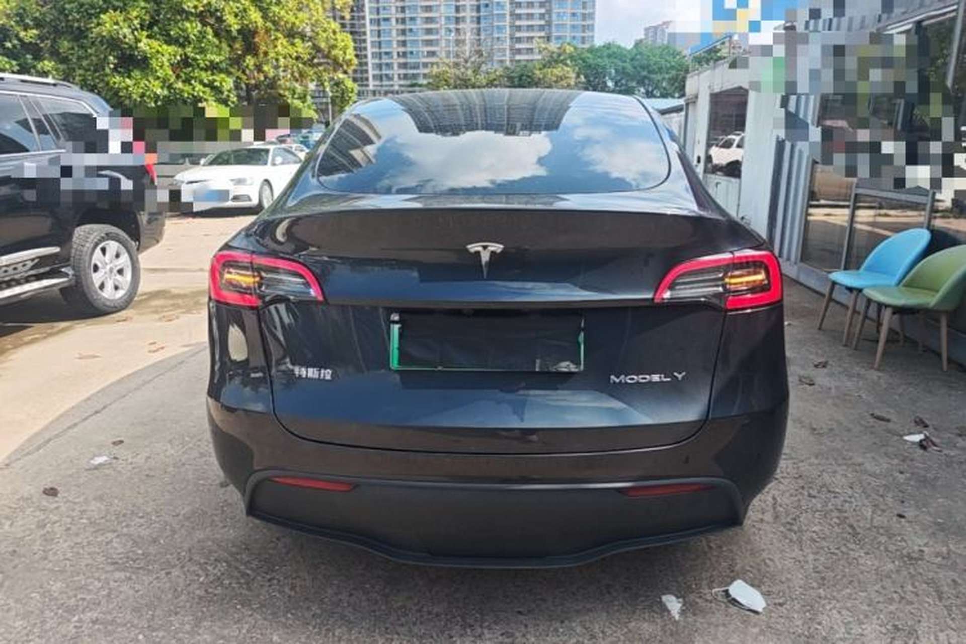 Used Tesla Model Y 2024 Long-Range All-Wheel-Drive Version Rear
