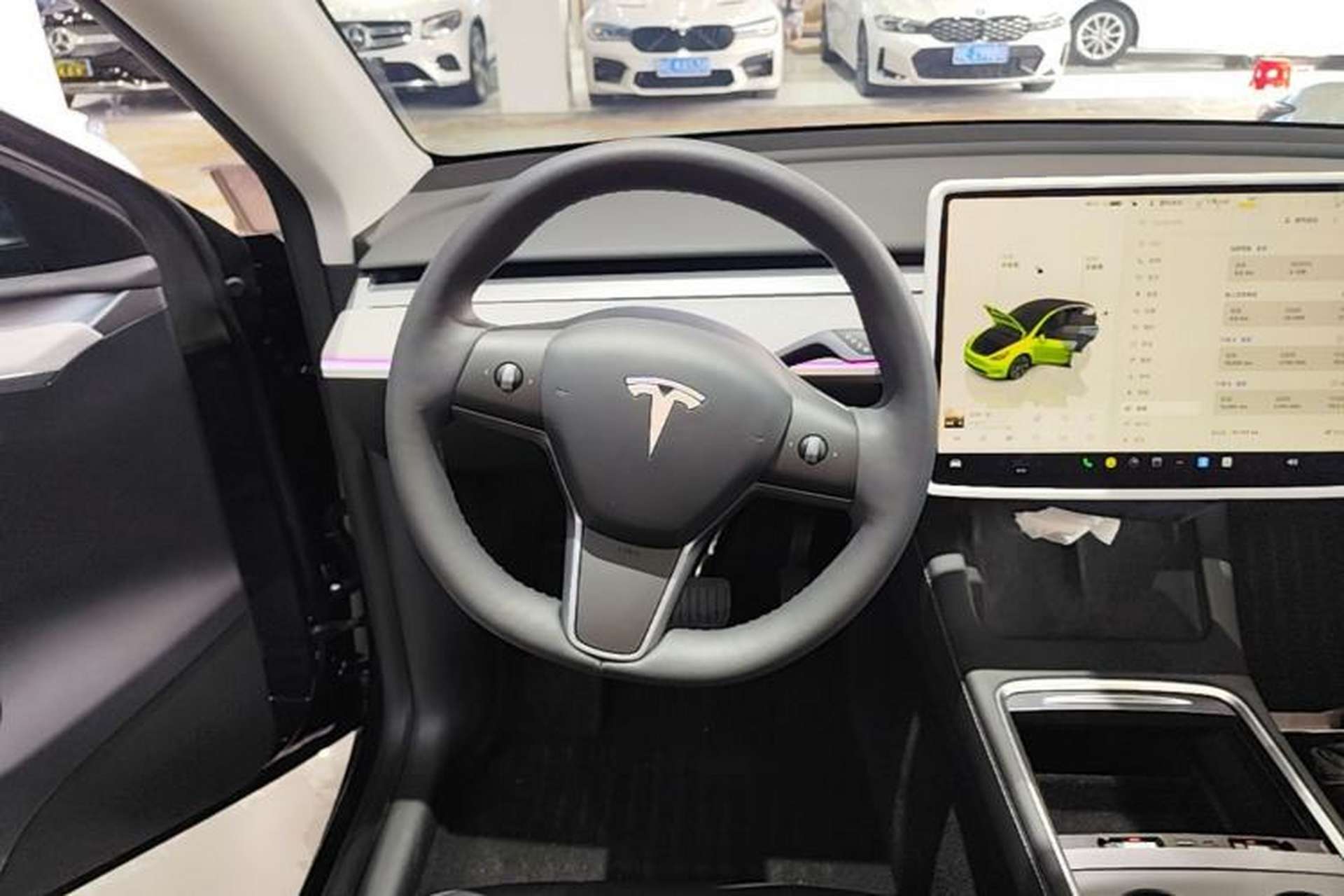 Used Tesla Model Y 2024 Rear-Wheel-Drive Version Steering Wheel