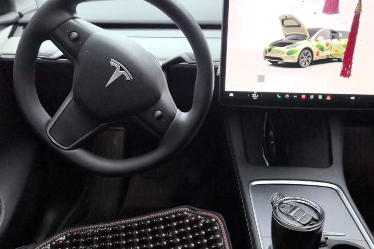 Used Tesla Model Y 2024 Rear-Wheel-Drive Version Steering Wheel