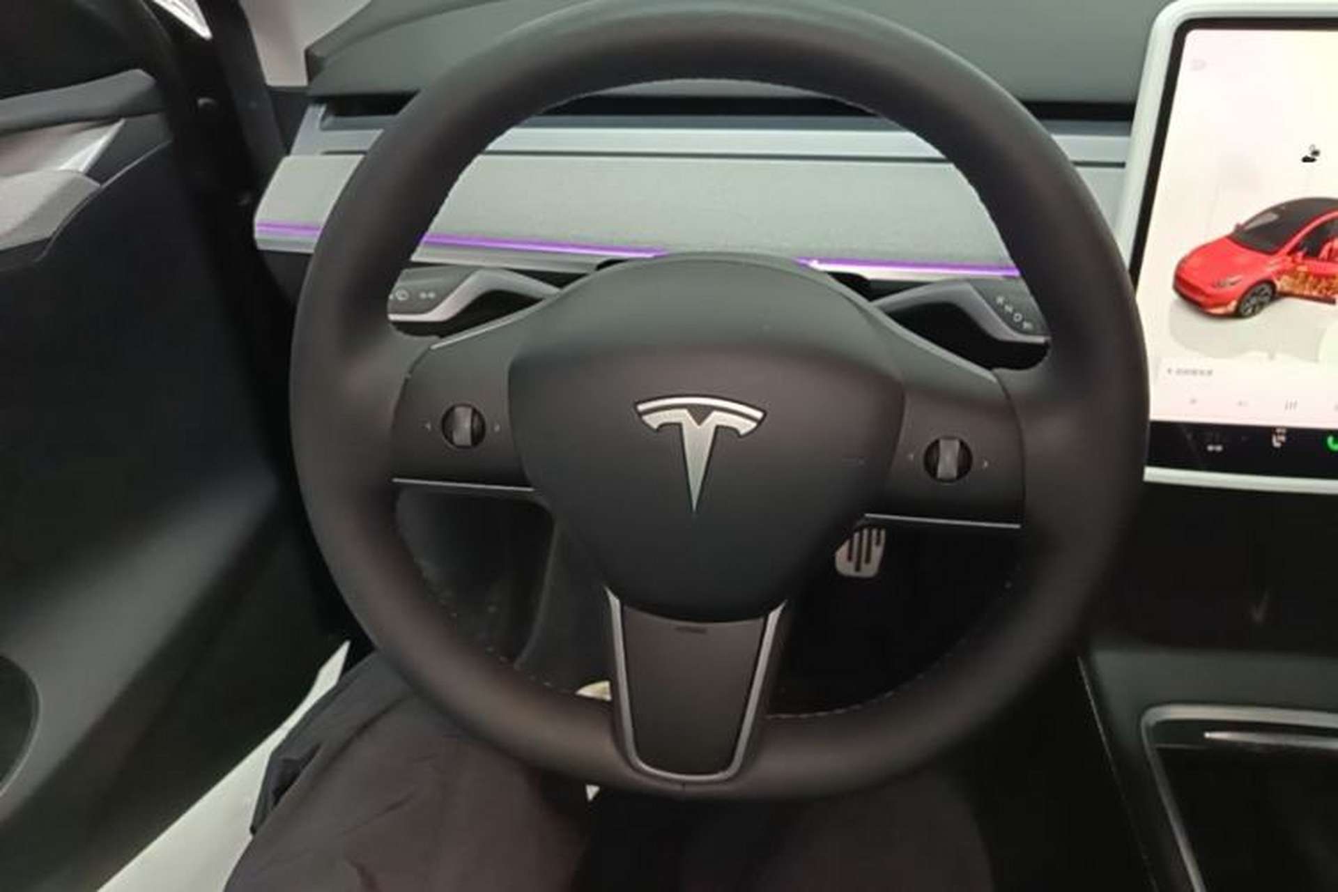 Used Tesla Model Y 2024 Rear-Wheel-Drive Version Steering Wheel