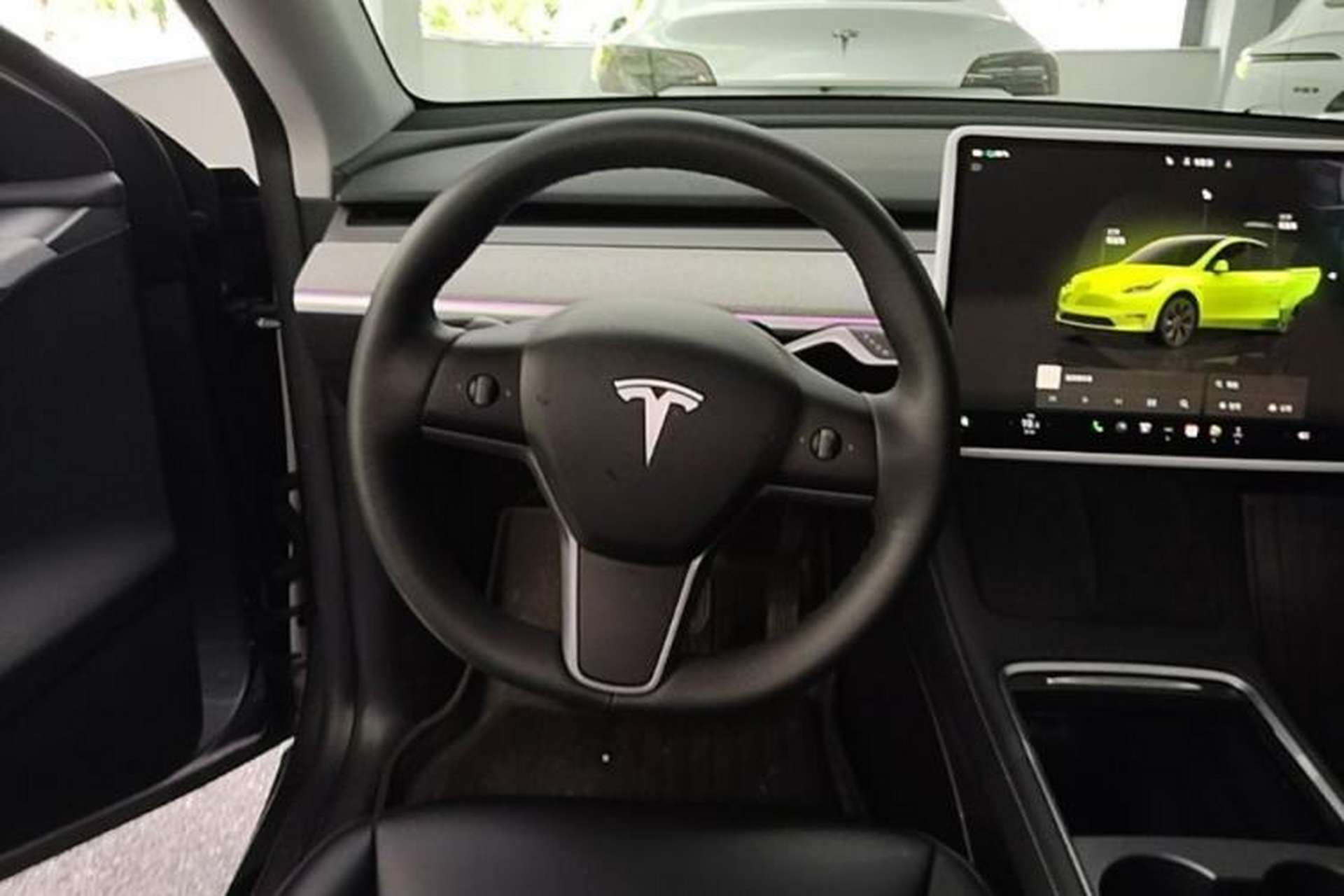 Used Tesla Model Y 2024 Rear-Wheel-Drive Version Steering Wheel