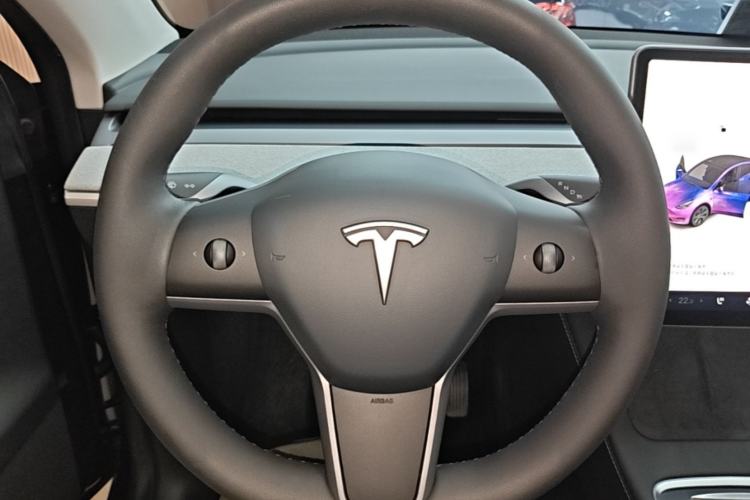 Used Tesla Model Y 2024 Long-Range All-Wheel-Drive Version Steering Wheel
