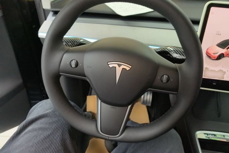 Used Tesla Model Y 2024 Long-Range All-Wheel-Drive Version Steering Wheel