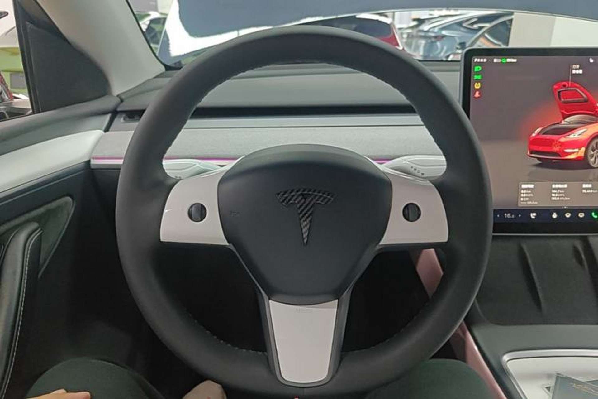 Used Tesla Model Y 2024 Rear-Wheel-Drive Version Steering Wheel
