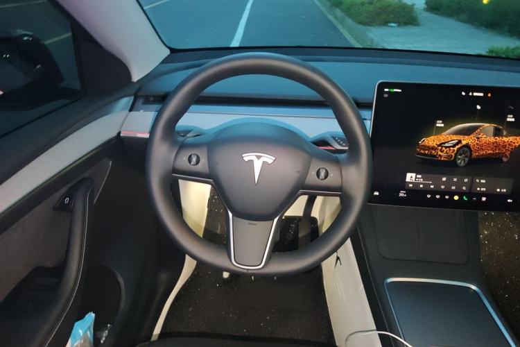 Used Tesla Model Y 2024 Rear-Wheel-Drive Version Steering Wheel