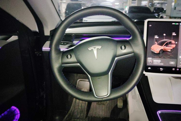Used Tesla Model Y 2024 Long-Range All-Wheel-Drive Version Steering Wheel