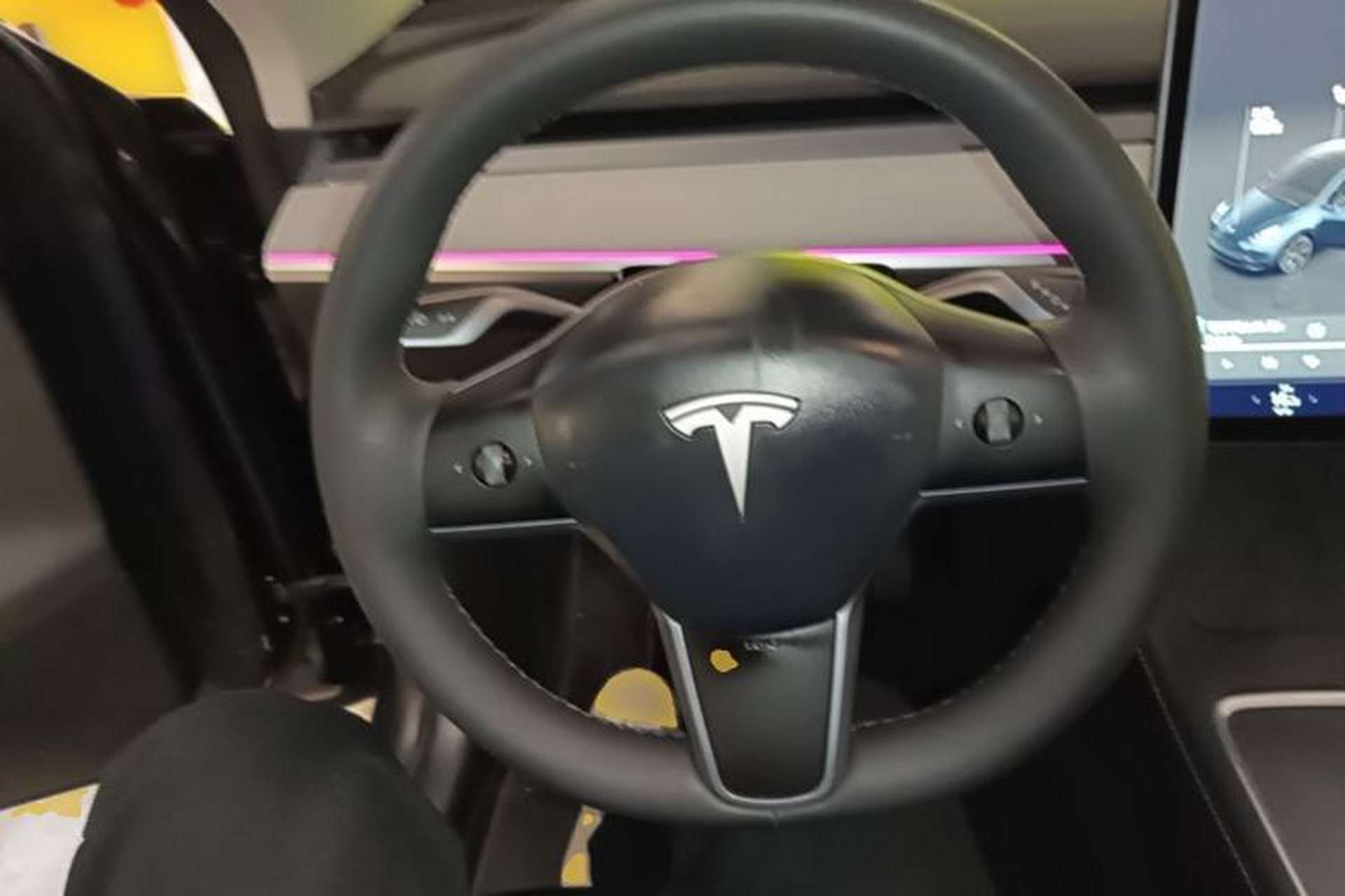 Used Tesla Model Y 2024 Rear-Wheel-Drive Version Steering Wheel
