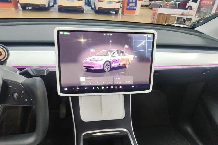 Used Tesla Model Y 2024 Rear-Wheel-Drive Version Audio And AC Panel