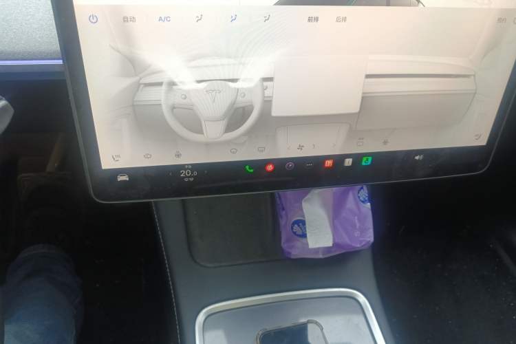 Used Tesla Model Y 2024 Rear-Wheel-Drive Version Audio And AC Panel
