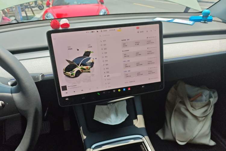 Used Tesla Model Y 2024 Rear-Wheel-Drive Version Audio And AC Panel