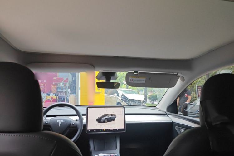 Used Tesla Model Y 2024 Long-Range All-Wheel-Drive Version Headliner