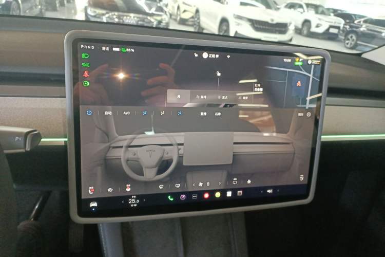 Used Tesla Model Y 2024 Rear-Wheel-Drive Version Audio And AC Panel