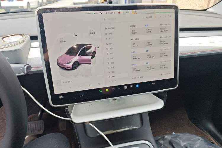 Used Tesla Model Y 2024 Rear-Wheel-Drive Version Audio And AC Panel