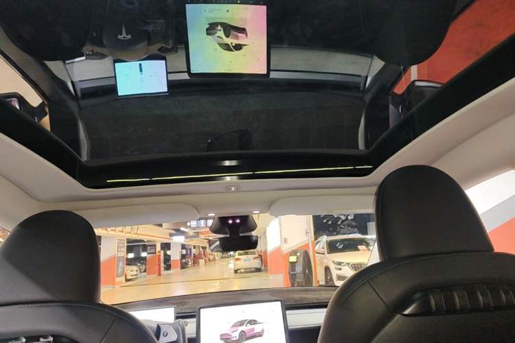Used Tesla Model Y 2024 Long-Range All-Wheel-Drive Version Headliner